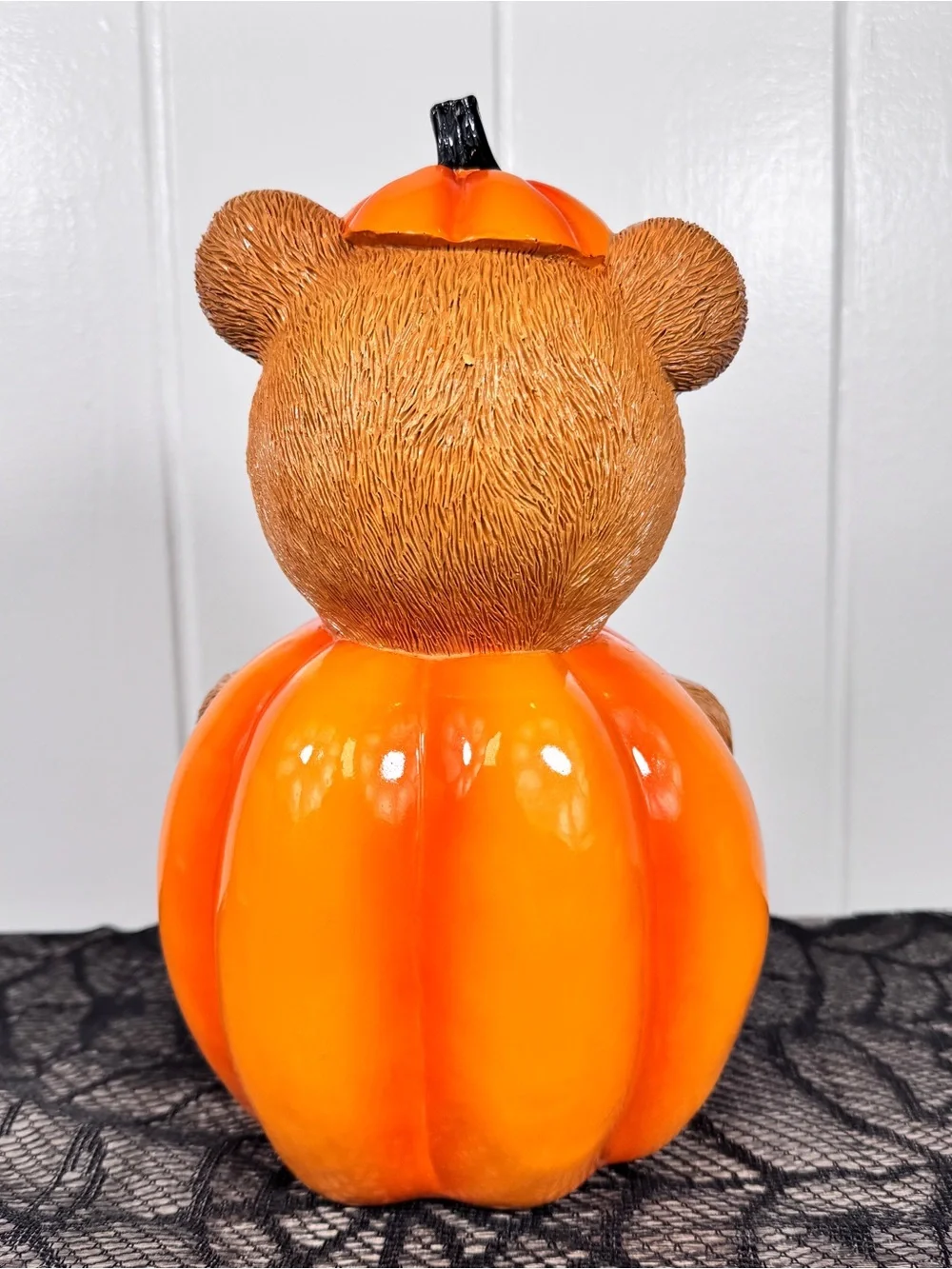 NEW Summerween Teddy Bear Pumpkin Costume Halloween Figurine
